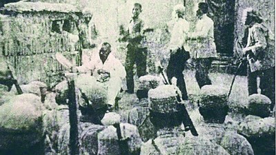 1943年,《团结就是力量》在北庄村首演。资料照片