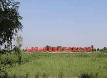 内蒙古新华林场2024年7月15日，中国作家“深入生活、扎根人民”新时代文学实践点在巴彦淖尔市临河区国营新华林场授牌。[详细]