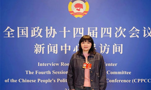 全国政协委员、中国视协副主席、编剧王丽萍