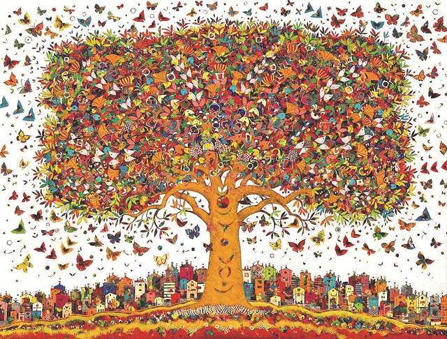 生命之树（油画） 让·佛朗索瓦·拉瑞尔（法国） 作
