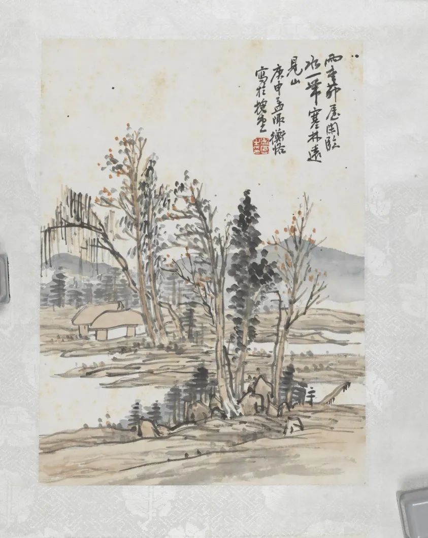 鲁迅藏陈师曾《山水》